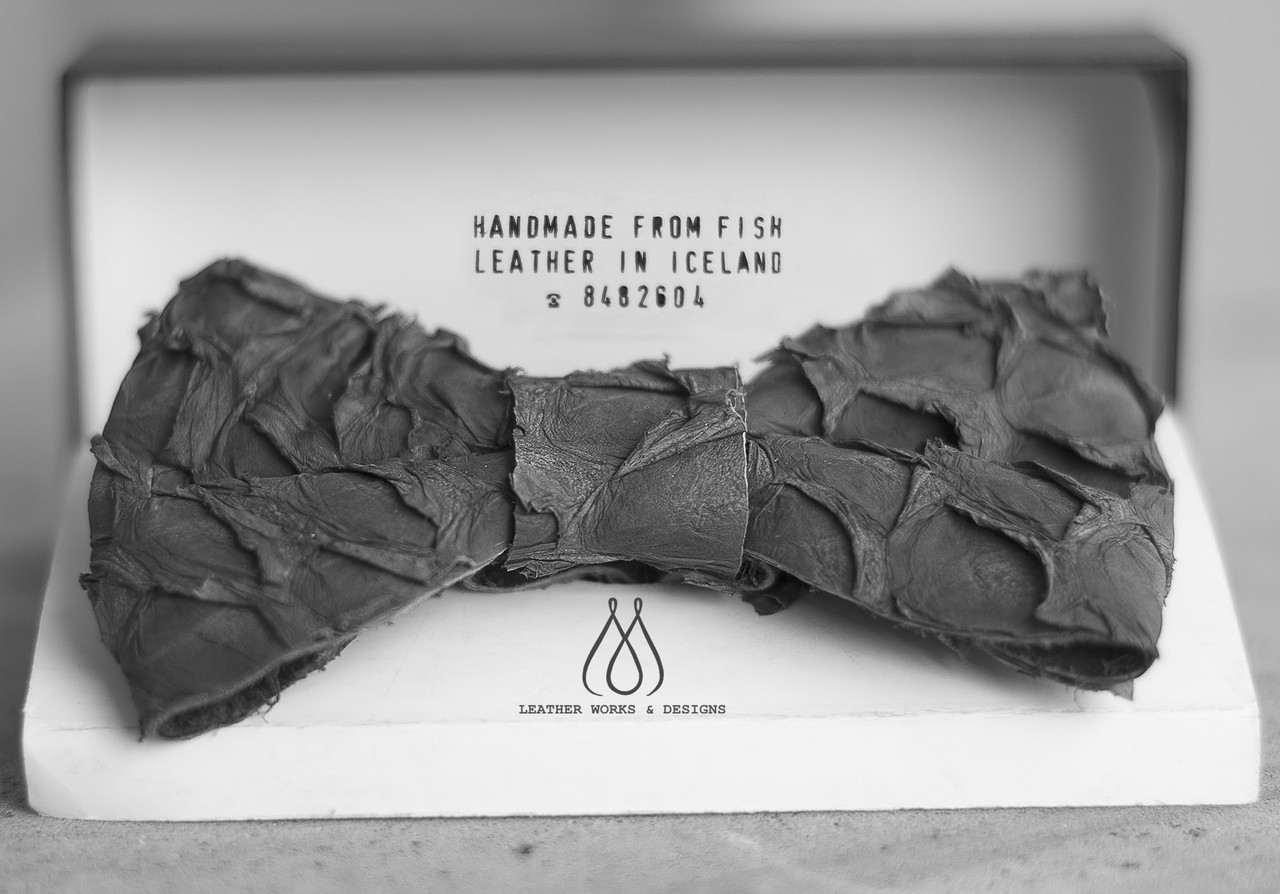Bow Tie Made From Fish Leather