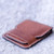 Leather Card Holder - Wallet with Fish Leather