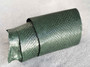 Salmon fish leather - Glossy green
