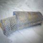 Genuine Icelandic Salmon Fish Leather - Grey & Copper