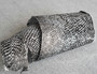 Genuine Icelandic Salmon Fish Leather - Grey & Black