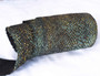 Fish leather-Turquoise Black & Gold