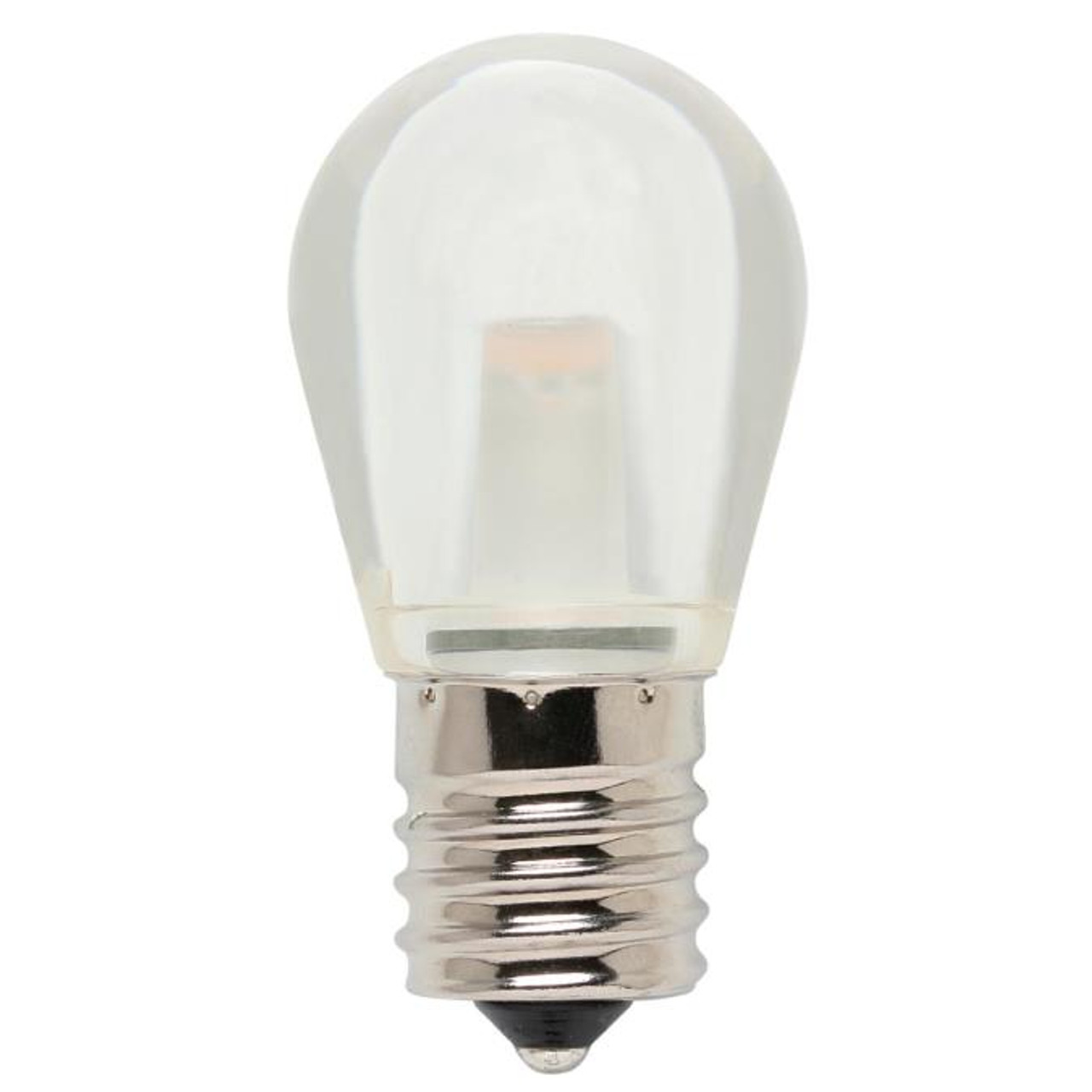 Westinghouse 4511400 1.5 Watt (10 Watt Equivalent) S11 LED Light Bulb 2700K  Clear E17 (Intermediate) Base,