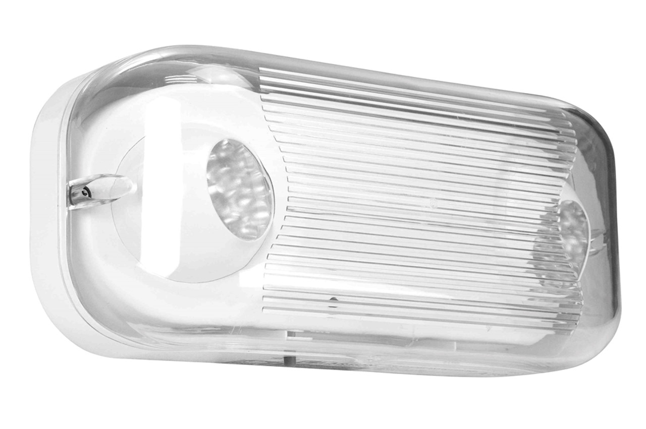 Thermoplastic ALL LED Two Head Emergency Light - 90 Minute Battery (2  Fixtures)