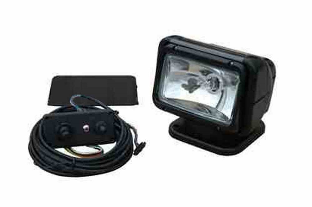 Larson Electronics - Infrared Remote Control LED Spotlight - Permanent  Mount, Weatherproof - Black