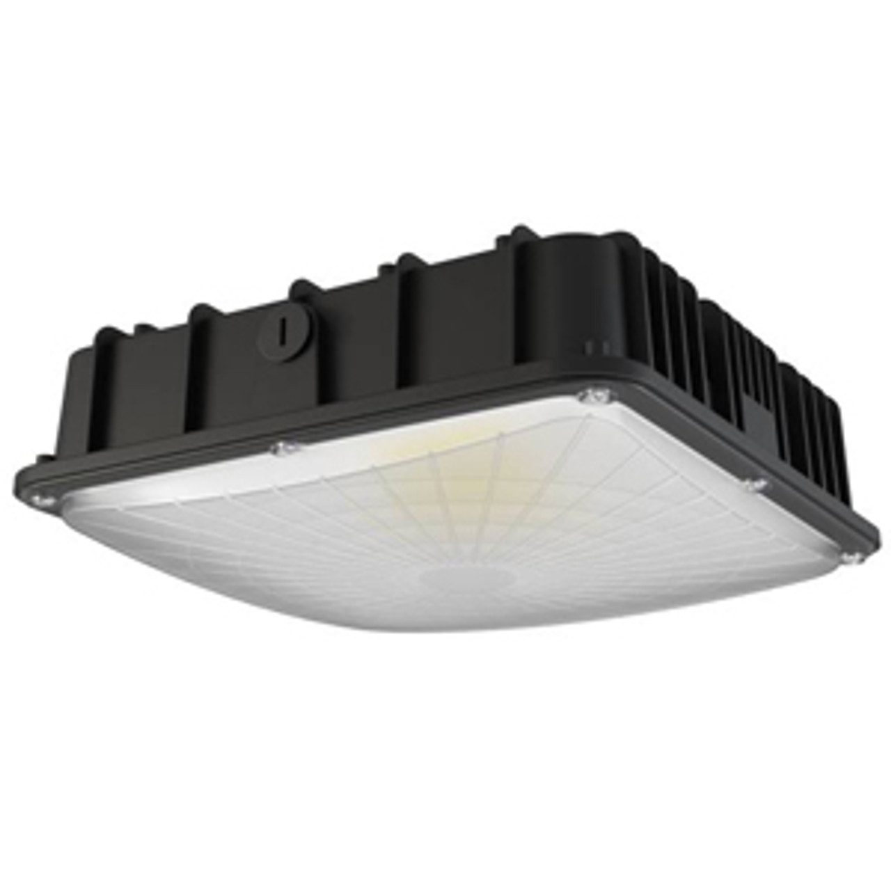 fårehyrde Uensartet Praktisk Lighting and Supplies LS-8-3090-A -A LED Canopy  60W/Amber/100-277V/Dimm/V2/Black LED Outdoor Fixture