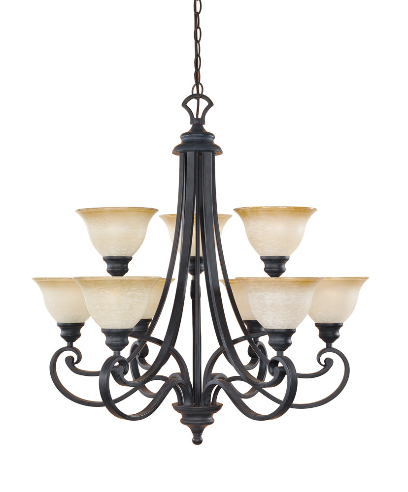 Designers Fountain Pro Plus 96189-NI Barcelona 9 Light Chandelier