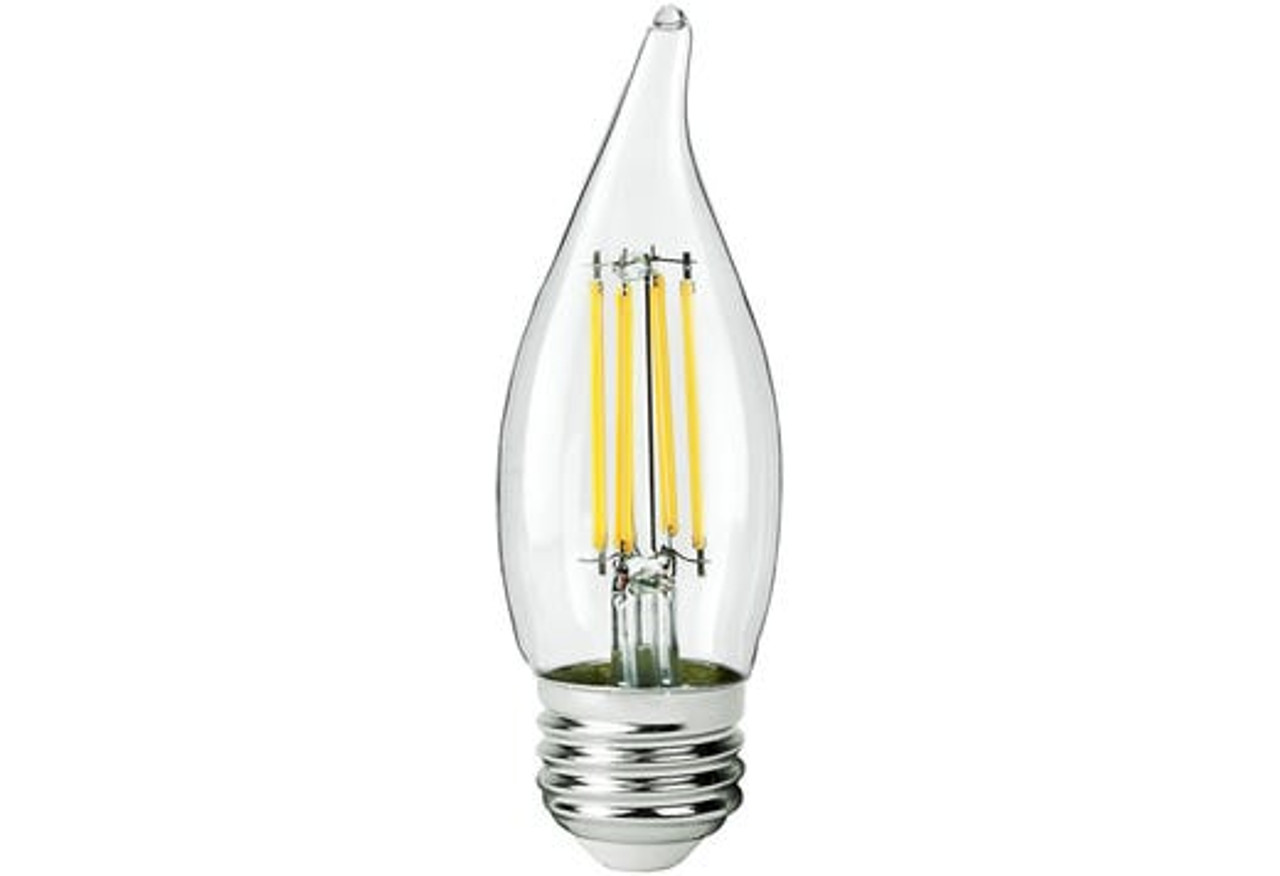 depositum dansk Regnjakke Halco Lighting Technologies 14039 LED Chandelier (CA10) Filament Bulb Clear  Medium (E26) Base 120V 180 Lumen