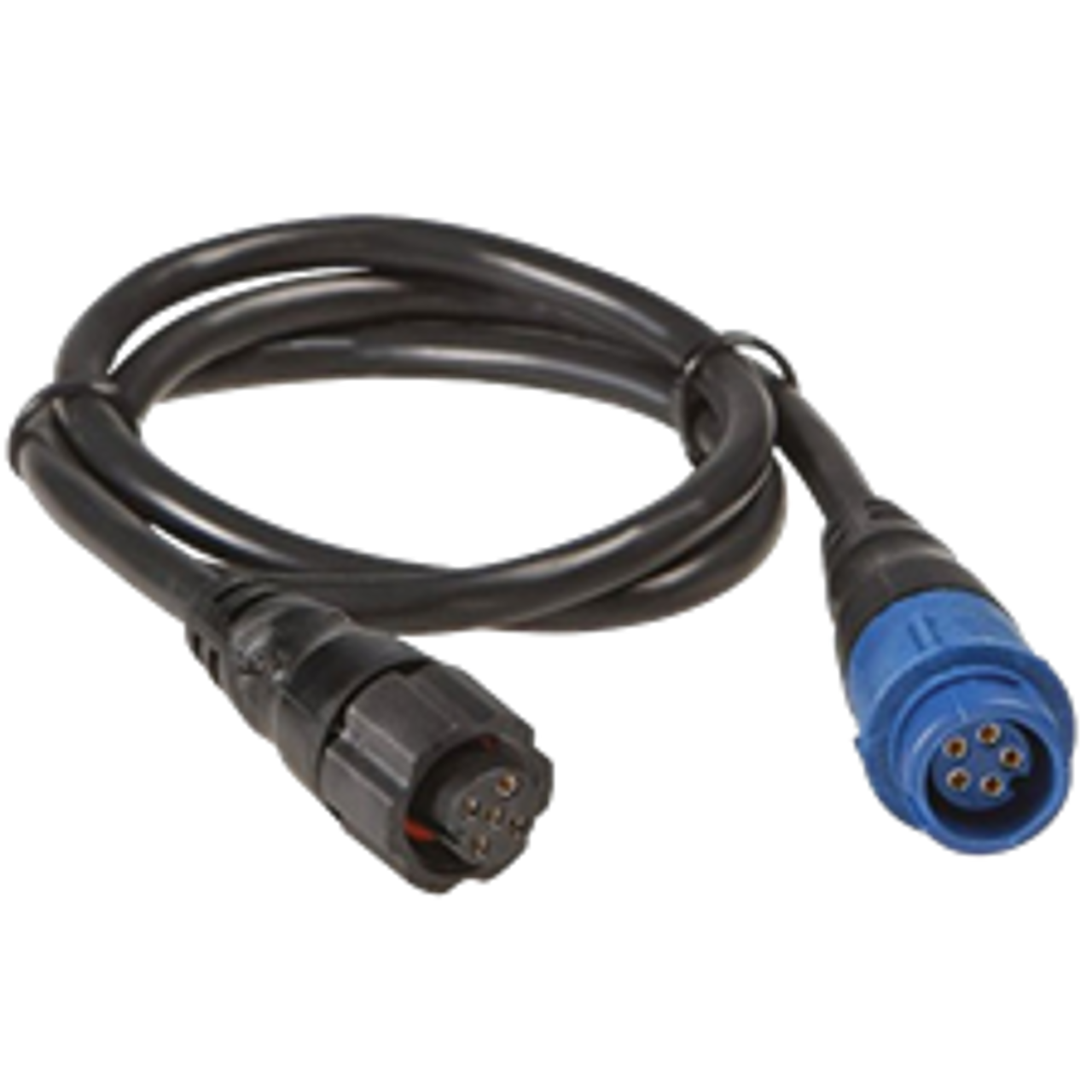 Lowrance 000-00022-001 Transducer Adapter Cable: 7-pin blue to 6