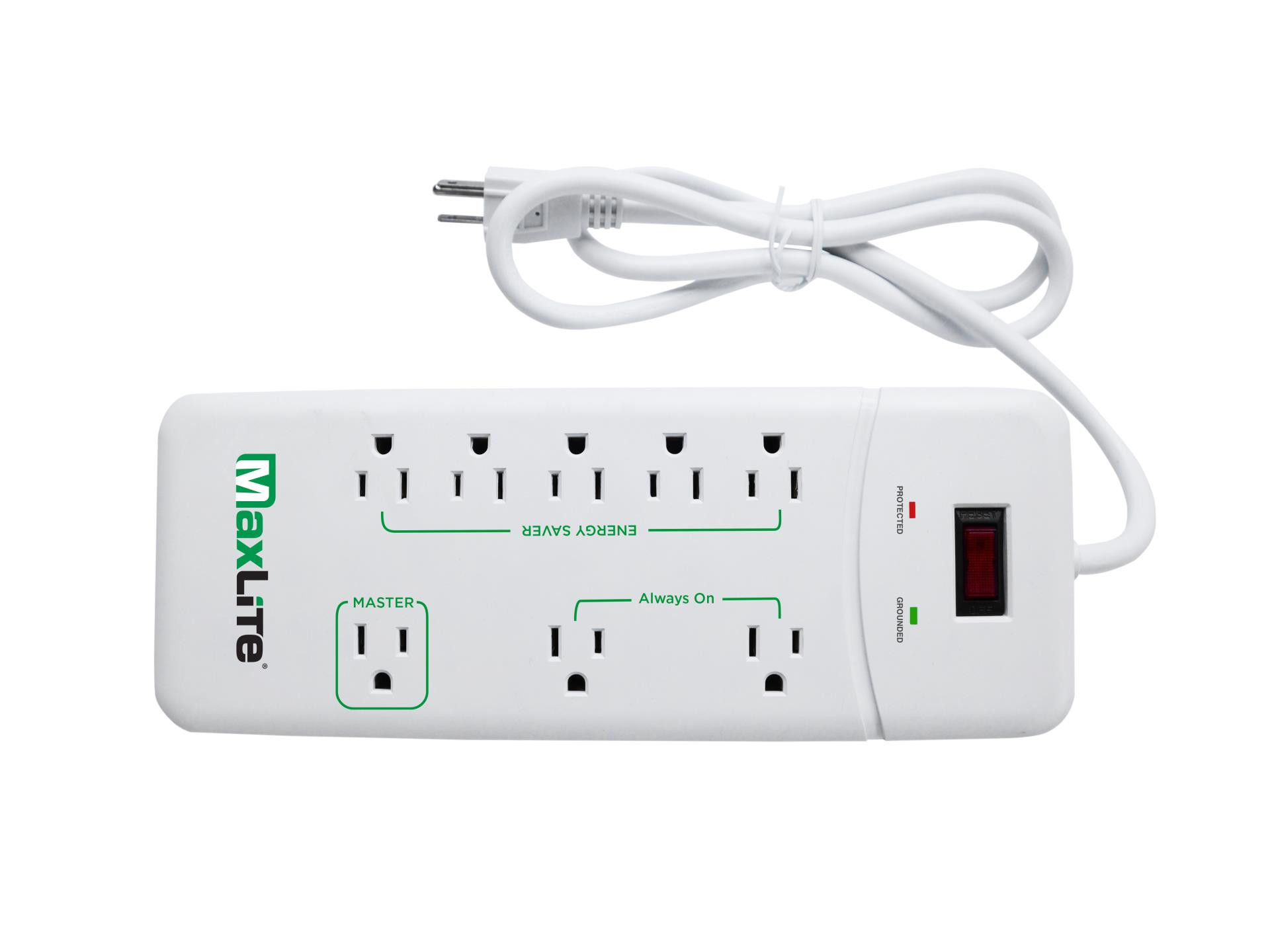 Maxlite APS8/1350J Advanced Power Strip With 8 Receptacles And 1350
