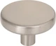 105L-SN - 1-5/8" Diameter Mushroom Cabinet Knob Satin Nickel - Elements
