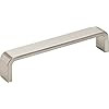 193-128SN - 5-1/4" 128mm Center to Center Satin Nickel Asher Cabinet Pull - Elements
