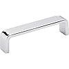 193-4PC - 4 Inch Center-to-Center Square Asher Cabinet Pull Polished Chrome - Elements