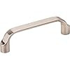 239-96SN - 96mm (3-3/4") Center to Center Satin Nickel Brenton Cabinet Pull - Elements