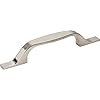 382-96SN - 3-3/4 Inch Center to Center Satin Nickel Cabinet Pull - Elements