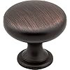 3910-DBAC - 1-3/16 Inch Diameter Madison Mushroom Cabinet Knob Dark Brushed Antique Copper - Elements