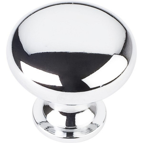 3910-PC - 1-3/16 Inch Diameter Madison Mushroom Cabinet Knob Polished Chrome - Elements