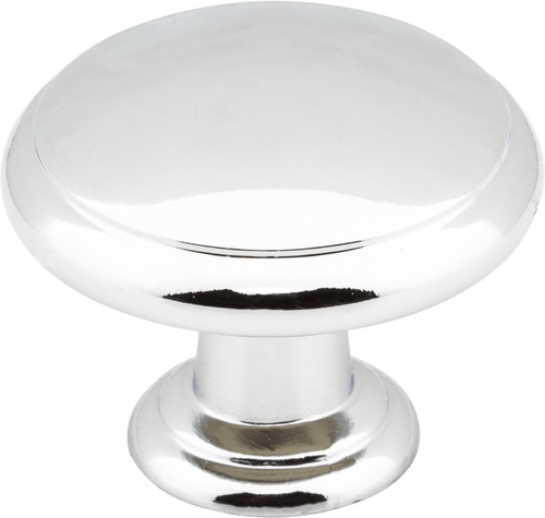 3940-PC - 1-3/16 Inch Diameter Mushroom Cabinet Knob Polished Chrome - Elements