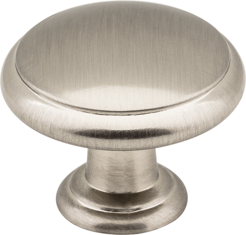 3940-SN - 1 Inch Diameter Satin Nickel Gatsby Cabinet Knob - Elements