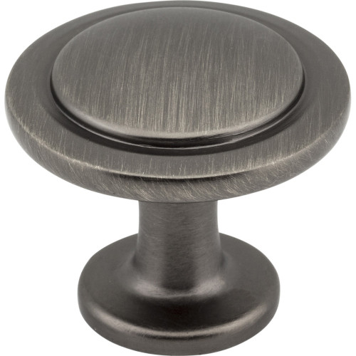 3960-BNBDL - 1-1/4 Inch Diameter Zinc Cabinet Knob Brushed Pewter - Elements