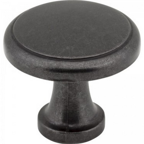 3970-DACM - 1-3/16 Inch Diameter Gatsby Mushroom Cabinet Knob Dark Antique Copper Machined - Elements