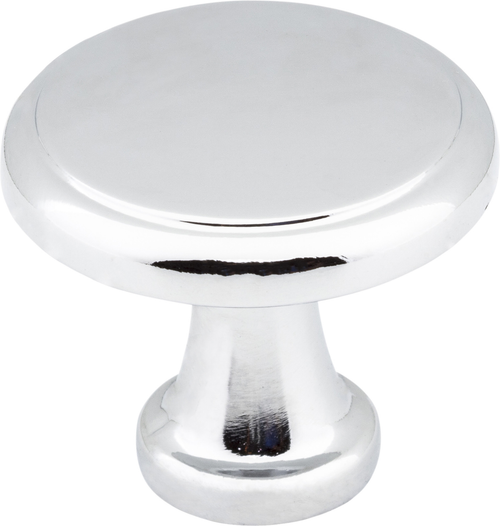 3970-PC - 1-1/8 Inch Diameter Cabinet Mushroom Knob Polished Chrome - Elements