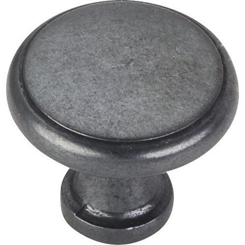 3970-SN - 1-1/8 Inch Diameter Satin Nickel Cabinet Knob - Elements