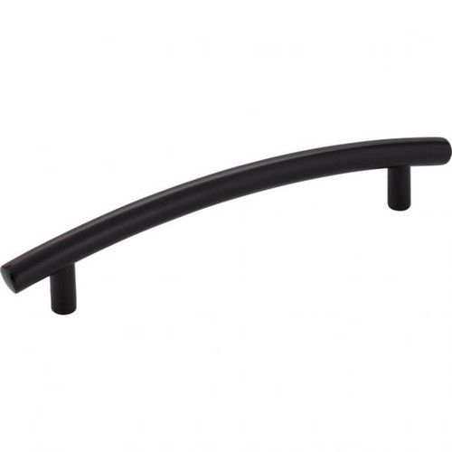406-128BLK - 128mm Center-to-Center Arched Belfast Cabinet Pull Black Finish - Elements