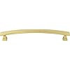 449-160BG - 160mm (6-5/16") Center to Center Brushed Gold Square Hadly Cabinet Pull - Elements