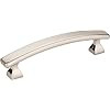 449-96SN - Hadly Cabinet Pull 3-3/4 inch Center-to-Center Satin Nickel - Elements