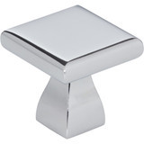 449PC - 1 Inch Square Hadly Cabinet Knob Polished Chrome - Elements