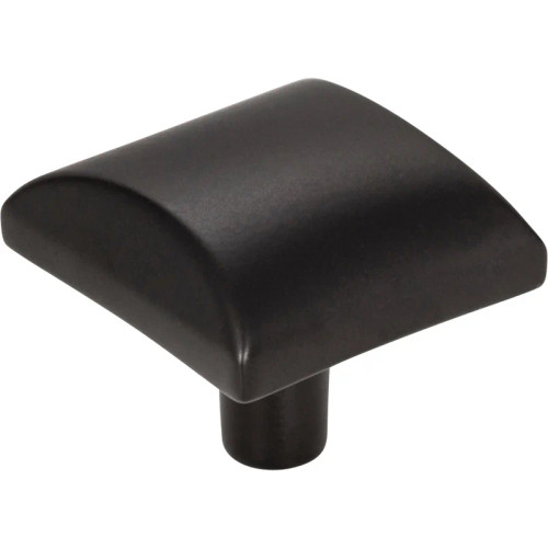 525MB - 1-1/8" Matte Black Square Glendale Cabinet Knob - Elements