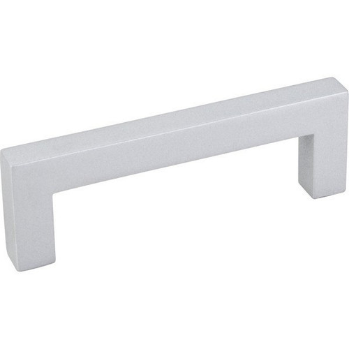 625-3MS - 3 Inch Center to Center Square Bar Cabinet Pull Matte Silver - Elements