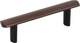 641-3DBAC - 3 inch Center to Center William Bar Cabinet Pull Brushed Oil Rubbed Bronze - Elements