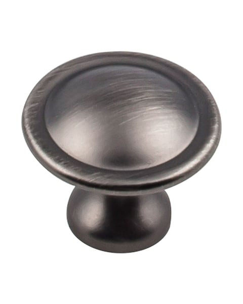 647BNBDL - 1-1/8" Diameter Mushroom Cabinet Knob Brushed Pewter - Elements