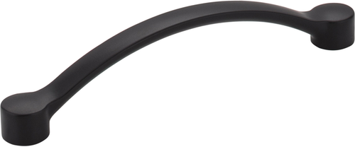 745-128BLK - 128mm CC Belfast Arched Cabinet Pull Matte Black - Elements