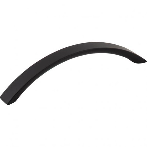 776-128BLK - 128mm Center-to-Center Arched Belfast Cabinet Pull Matte Black - Elements