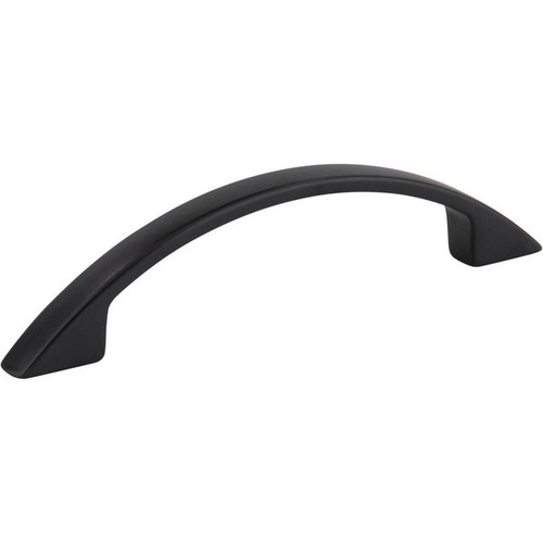 8004-MB - 3-3/4" (96mm) Center to Center Arched Somerset Cabinet Pull Matte Black - Elements
