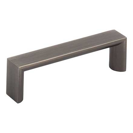 827-96BNBDL - 96mm Centers Wide Cabinet Pull Brushed Pewter - Elements
