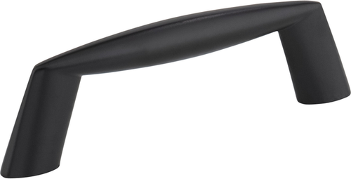 988-3MB - 3 Inch Center to Center Zachary Cabinet Pull Matte Black - Elements