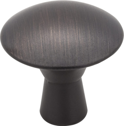 988DBAC - 1-1/16 Inch Ceramic Zachary Cabinet Knob Brushed Oil Rubbed Bronze - Elements