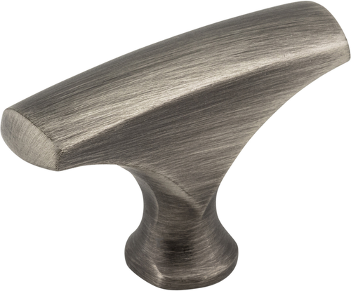 993-128BNBDL - Aiden Cabinet Pull 5-1/16 Inch Center to Center Brushed Pewter - Elements