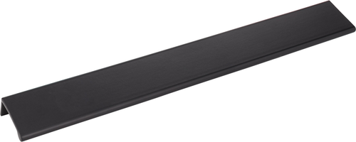 A500-12MB - 12 inch Matte Black Aluminum Tab Pull 90mm Center to Center - Elements