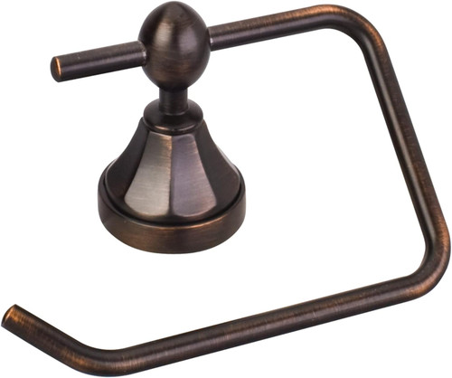 BHE3-01DBAC - 5-3/8 Inch Newbury Euro Style Toilet Paper Holder Brushed Oil Rubbed Bronze - Elements