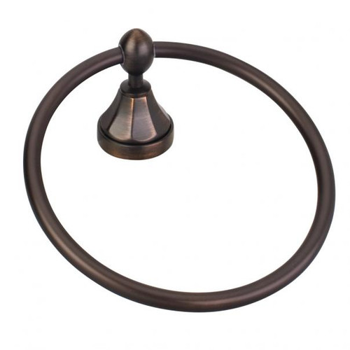 BHE3-06DBAC - 7-3/16 Inch Newbury Towel Ring Brushed Oil Rubbed Bronze - Elements