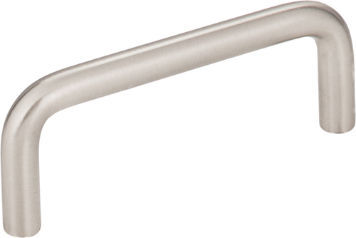 S271-3SN - Torino 3 Inch Center-to-Center Steel Cabinet Pull - Satin Nickel - Elements