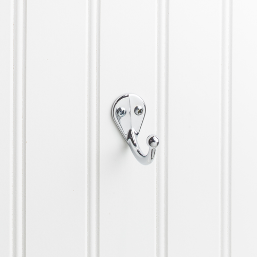 YS05-175SN - 1-3/4" Traditional Single Prong Ball End Wall Mounted Hook Satin Nickel Finish - Elements