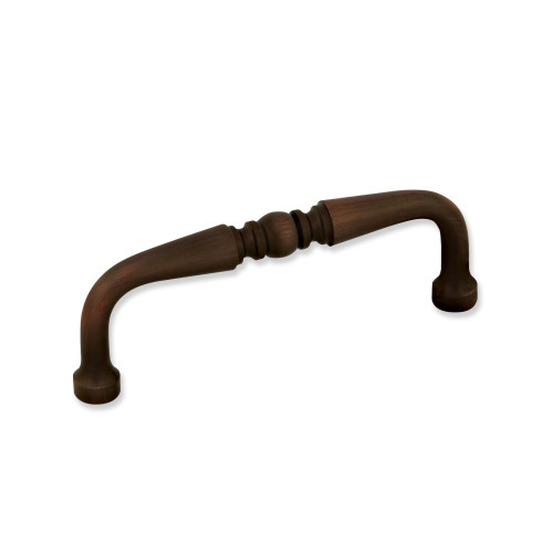 Z259-3DACM - 3 Inch Center to Center Turned Madison Cabinet Pull Gun Metal - Elements