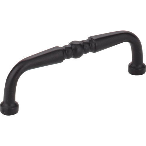 Z259-3MB - 3 Inch Center to Center Madison Cabinet Pull Matte Black - Elements