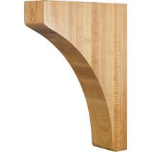 CORZ-1WO - 3x10x14 Minimalist Wood Corbel White Oak - Hardware Resources